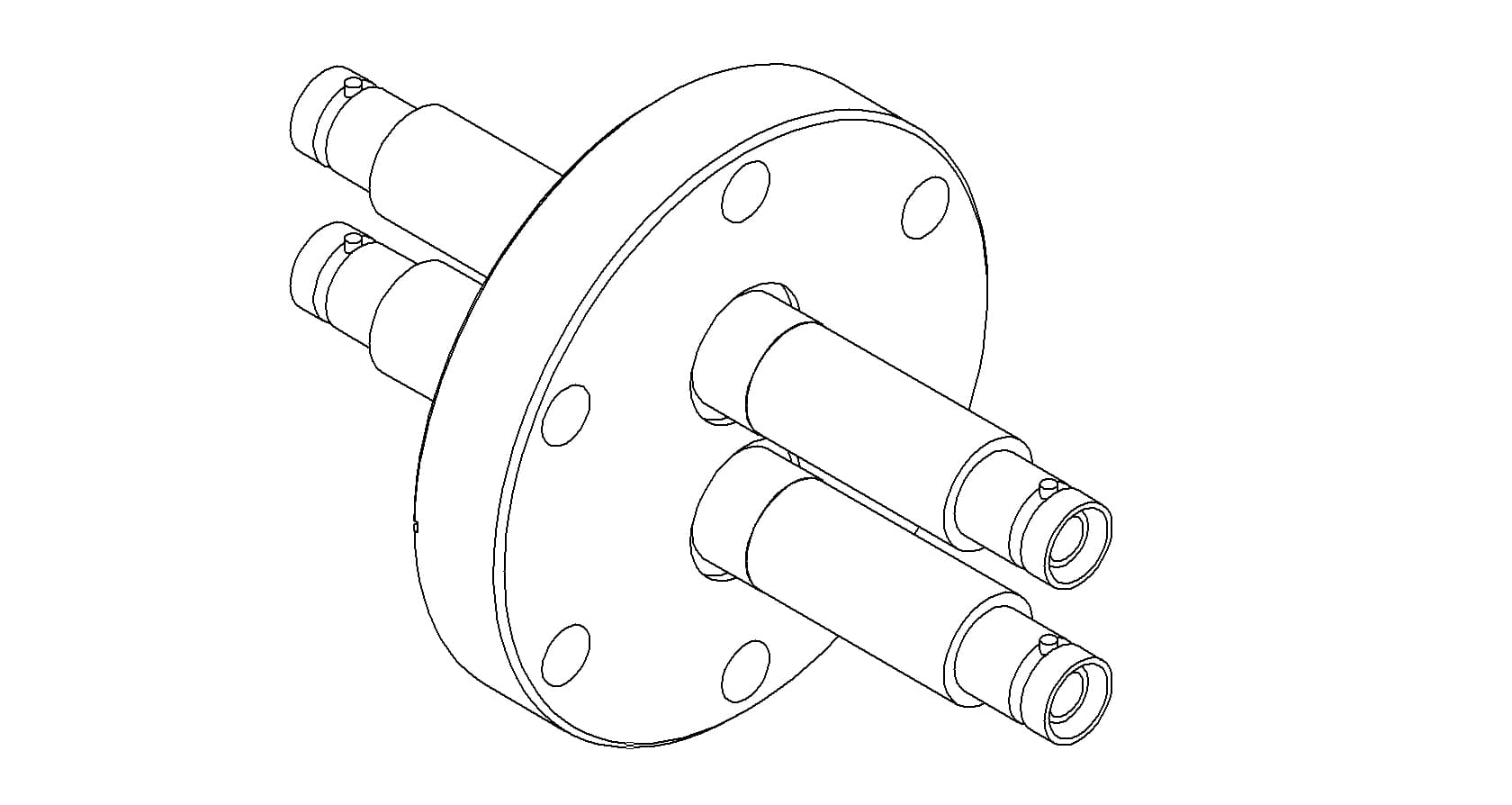 COAXIAL, SHV-5, 2 PIN, GROUNDED SHIELD, DOUBLE-ENDED, 275CF