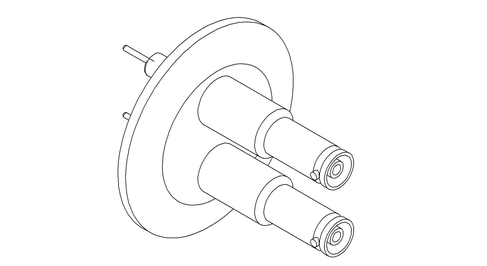 COAXIAL, SHV-10, 2 PIN, GROUNDED SHIELD, EXPOSED, QF40 제품 이미지