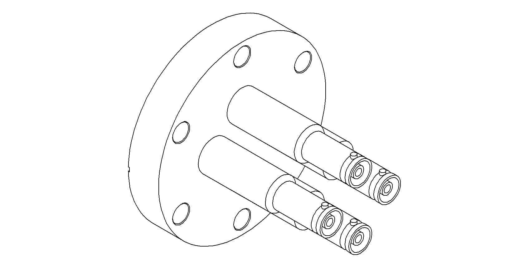 COAXIAL, SHV-10, 4 PIN, GROUNDED SHIELD, 275CF