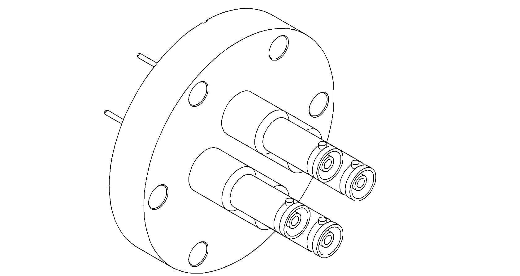COAXIAL, SHV-10, 4 PIN, GROUNDED SHIELD, EXPOSED, 275CF 제품 이미지