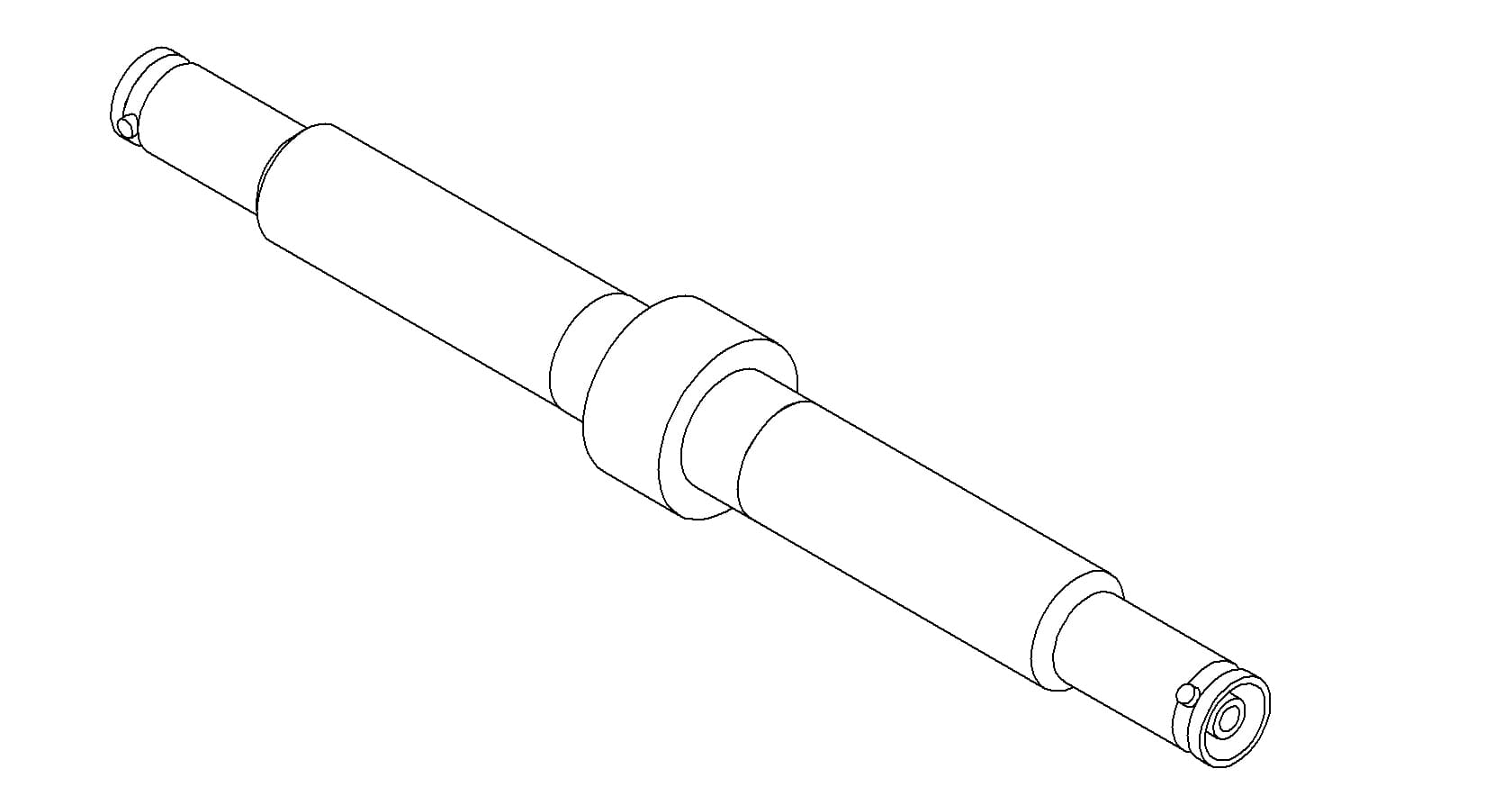 COAXIAL, SHV-10, 1 PIN, GROUNDED SHIELD, DOUBLE-ENDED, WELD