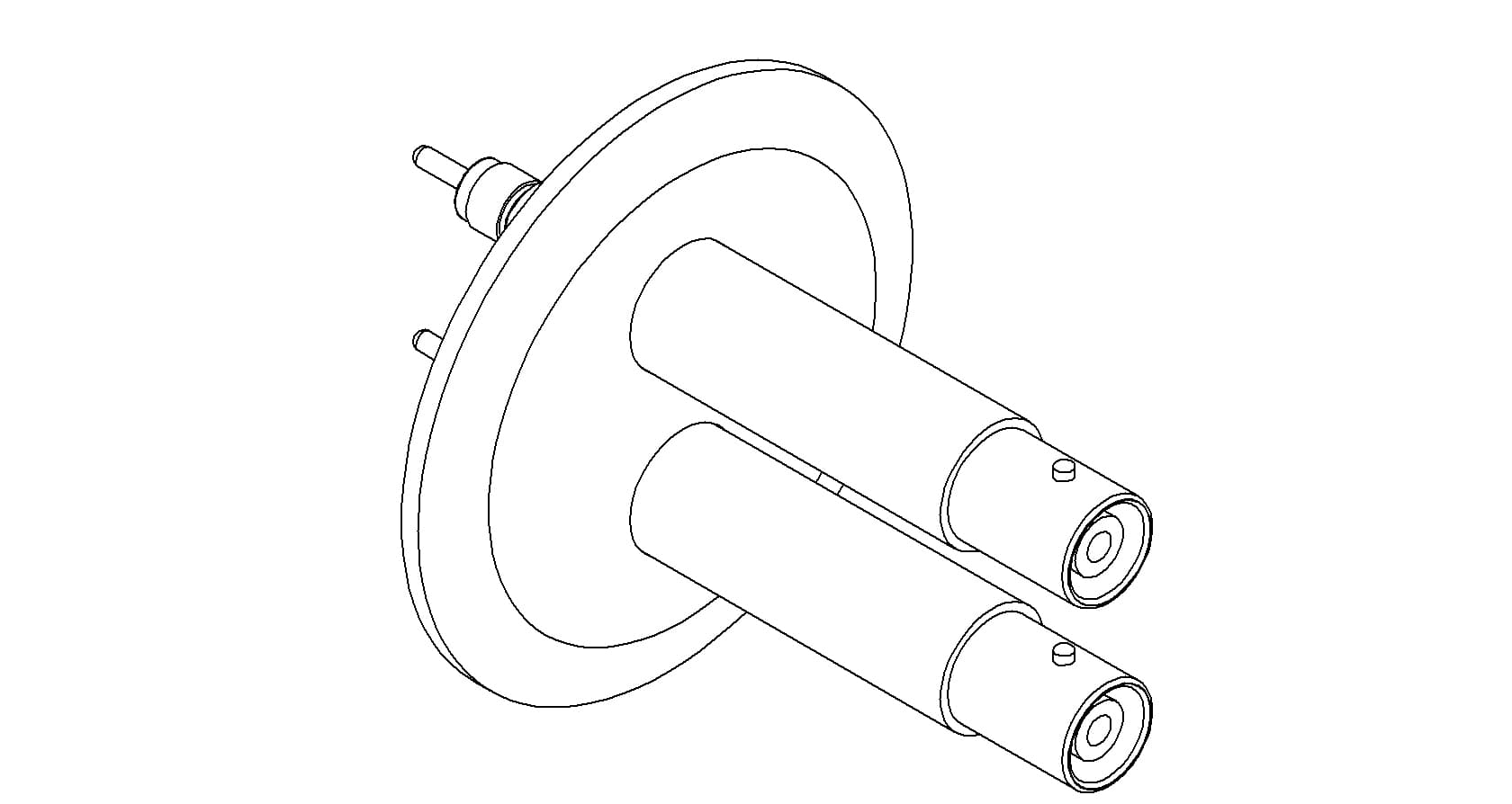 COAXIAL, SHV-20, 2 PIN, GROUNDED SHIELD, EXPOSED, QF50