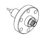 COAXIAL, SMA, 50 OHM, 1 PIN, GROUNDED SHIELD, 133CF, NO CONNECTOR 제품 이미지