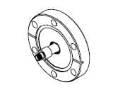COAXIAL, SMA, 50 OHM, 1 PIN, GROUNDED SHIELD, DOUBLE-ENDED, 275CF, NO CONNECTOR 제품 이미지