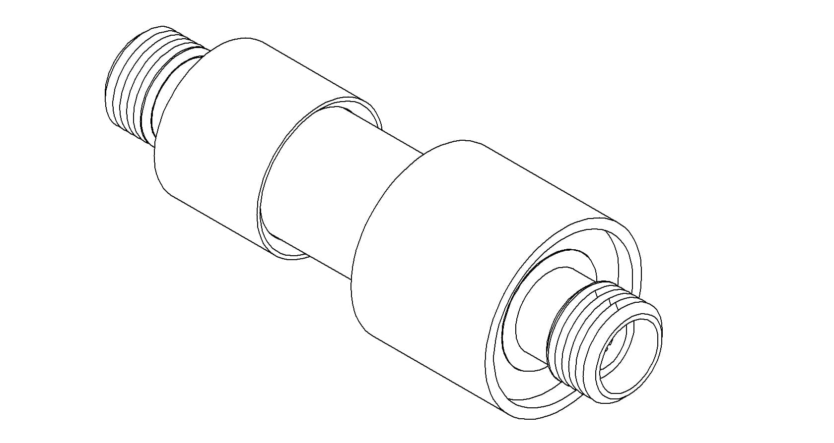 COAXIAL, SMA, 50 OHM, 1 PIN, GROUNDED SHIELD, DOUBLE-ENDED, WELD, NO CONNECTOR 대표 이미지