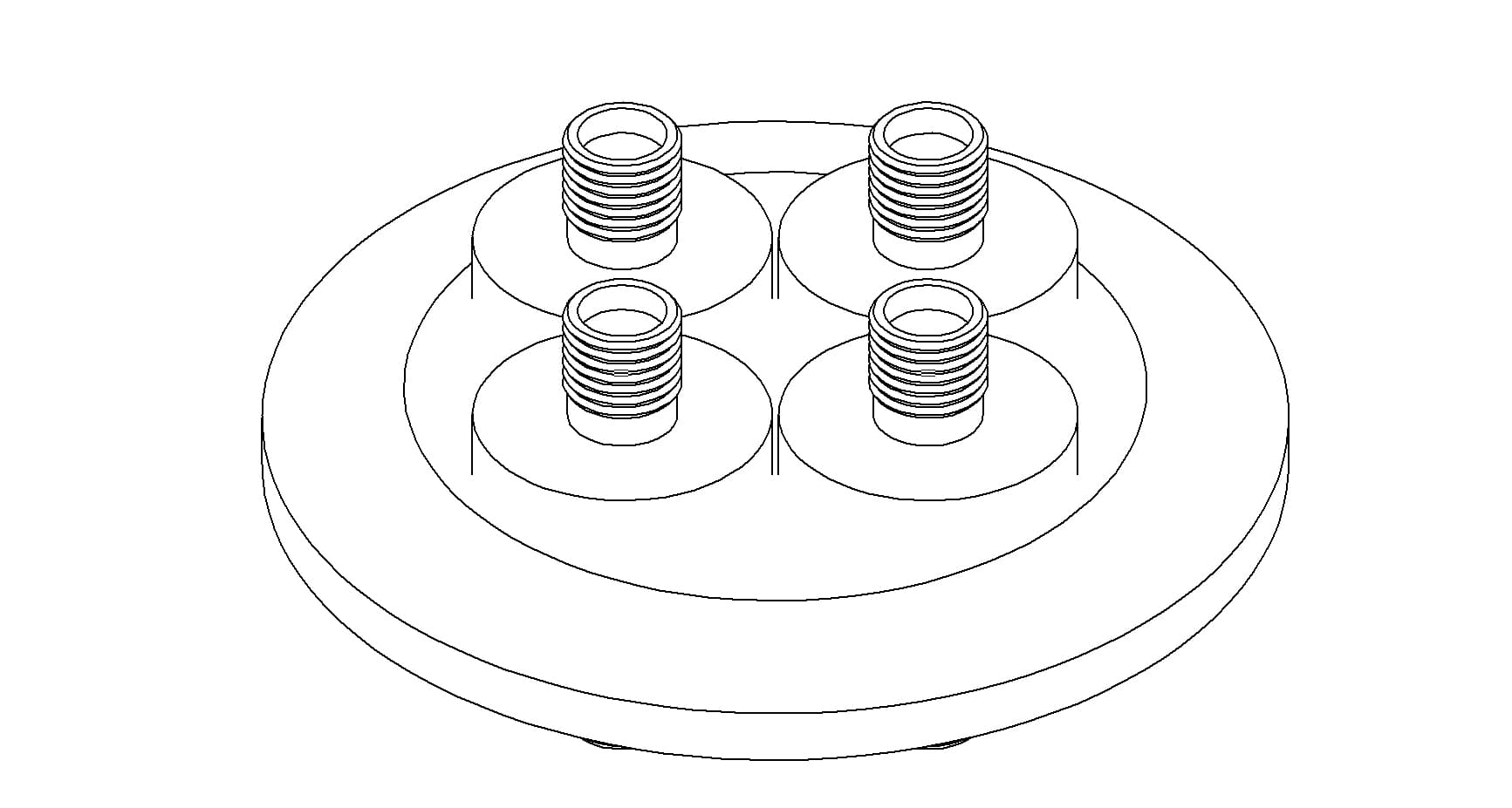 COAXIAL, SMA, 50 OHM, 18 GHz, 4 PIN, GROUNDED SHIELD, DOUBLE-ENDED, 216QF