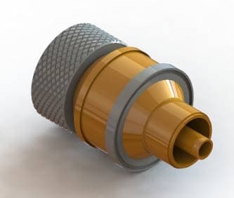 COAXIAL, 7/16" DIN FEEDTHROUGH, 2700 VRMS, 100 WATTS, 1 PIN, WELDABLE 제품 이미지