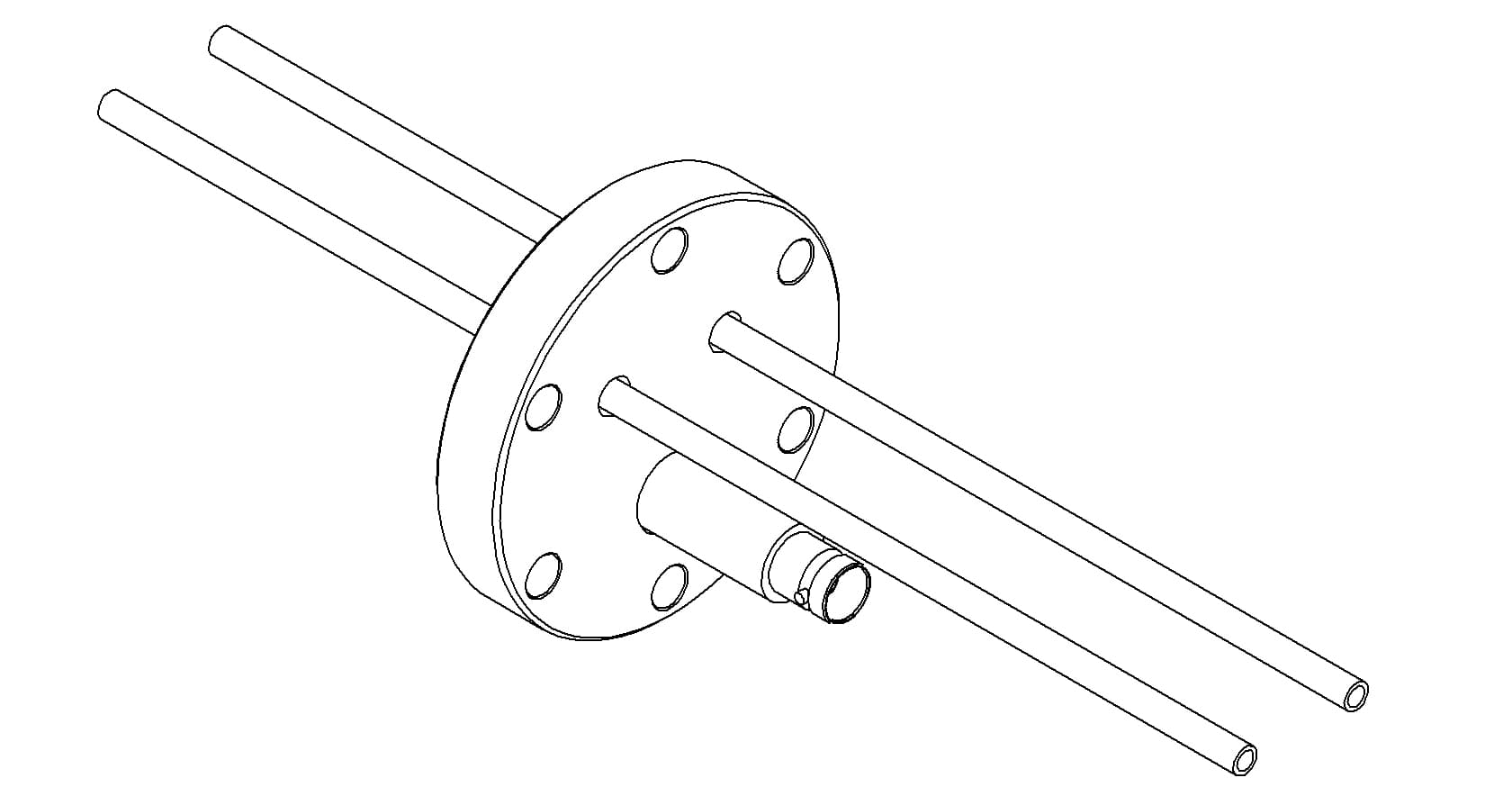 COAXIAL, BNC-MICRODOT, 1 PIN + 2 SS TUBES, GROUNDED SHIELD, 275CF, NO CONNECTOR