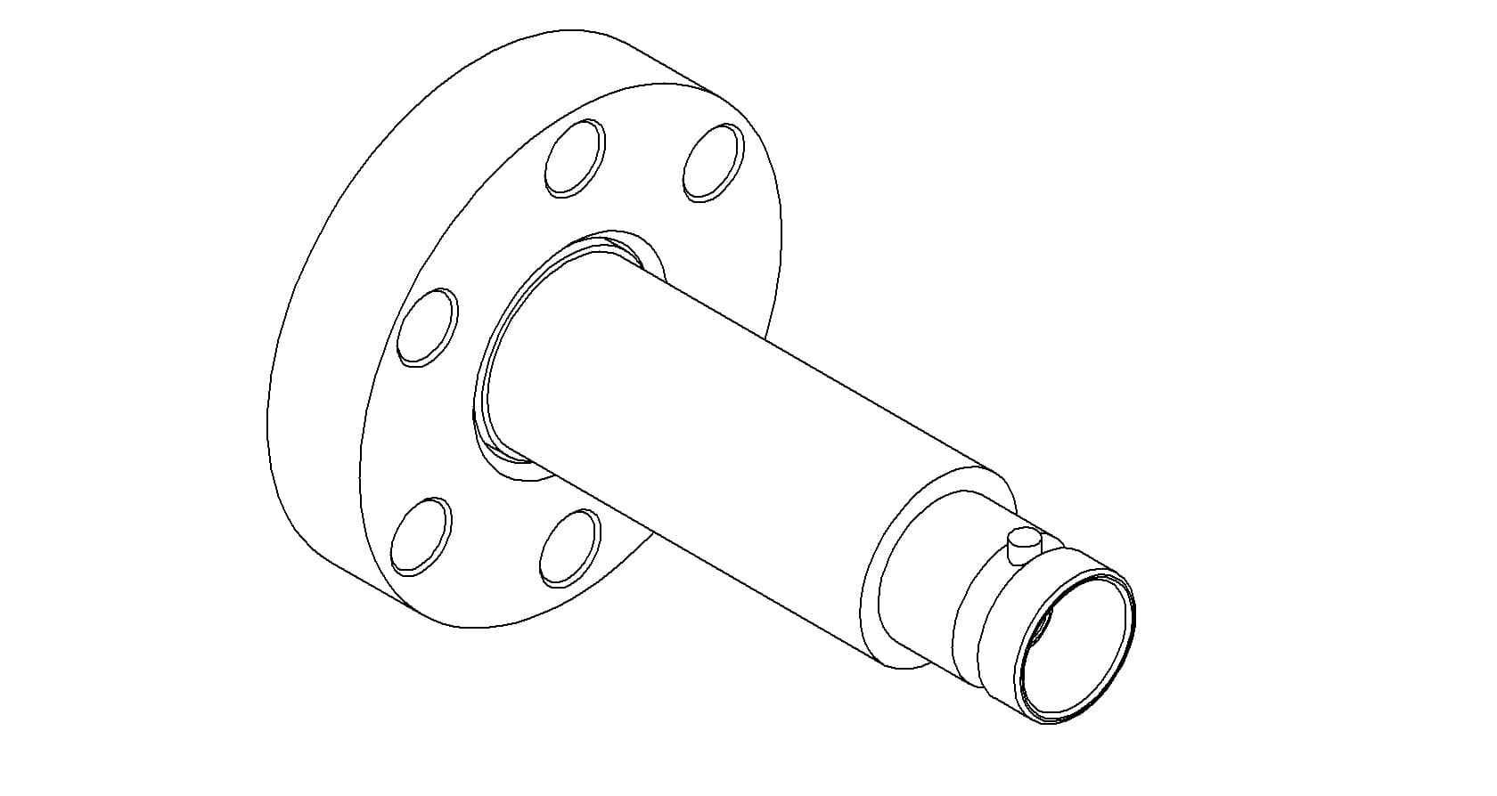 COAXIAL, BNC-MICRODOT, 1 PIN, GROUNDED SHIELD, 133CF