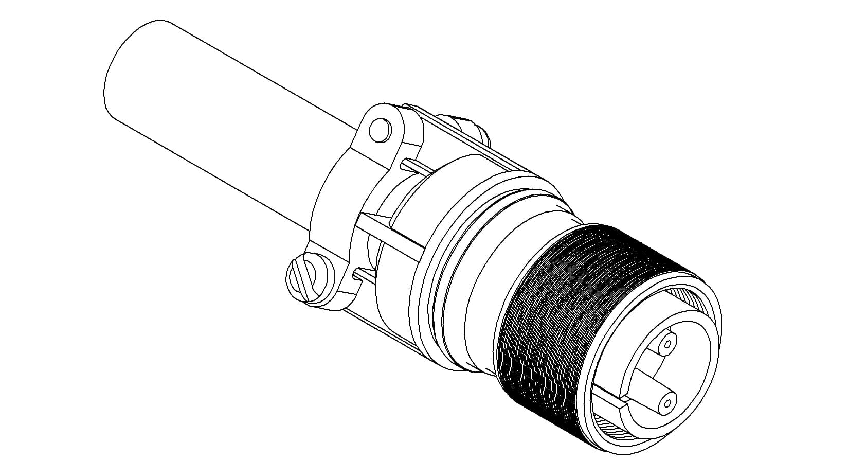 MS CIRCULAR CONNECTOR, 12KV, 7.5A, 2 PIN 제품 이미지