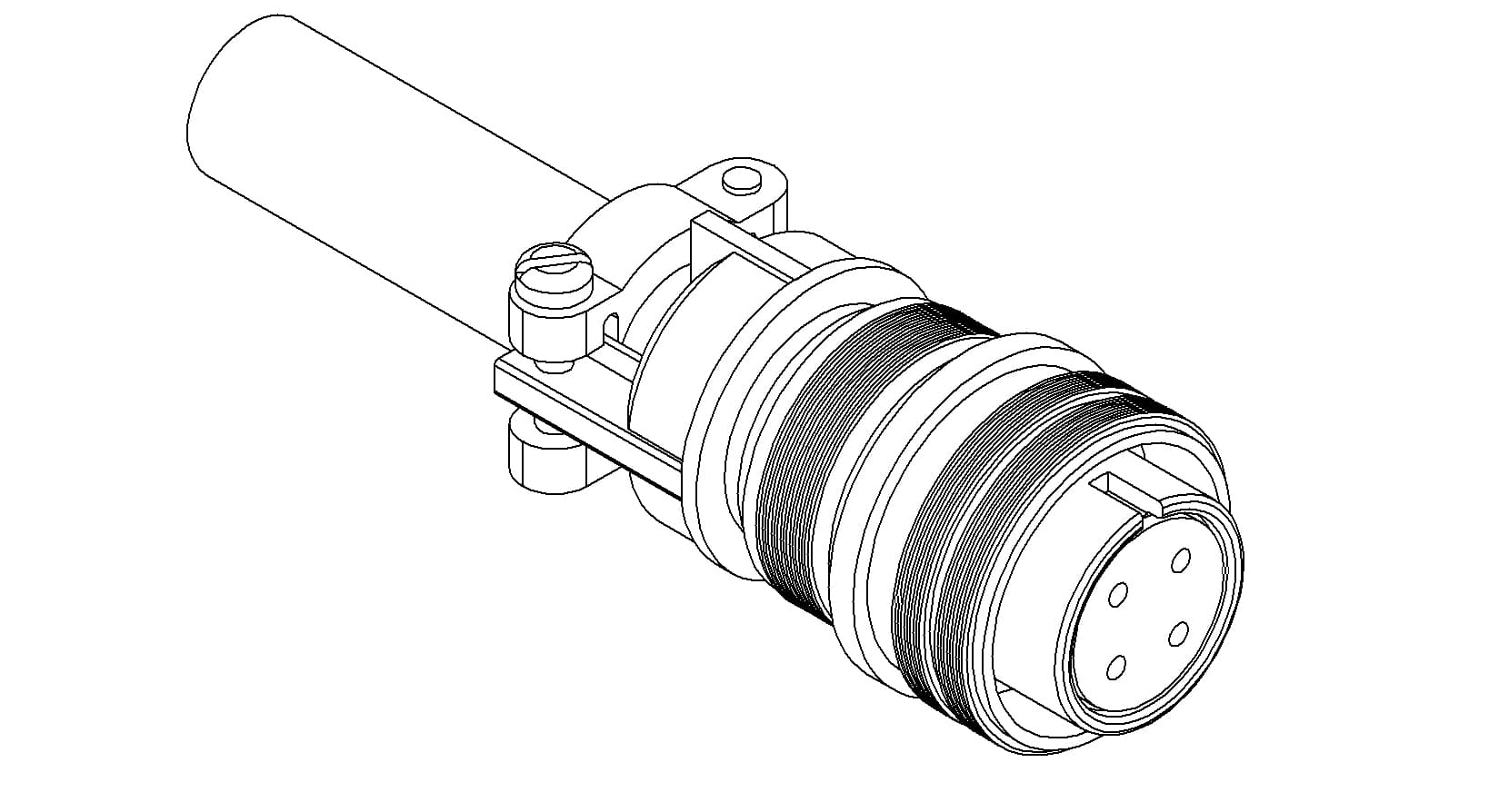 MS CIRCULAR CONNECTOR, 700V, 23A, 4 PIN 제품 이미지