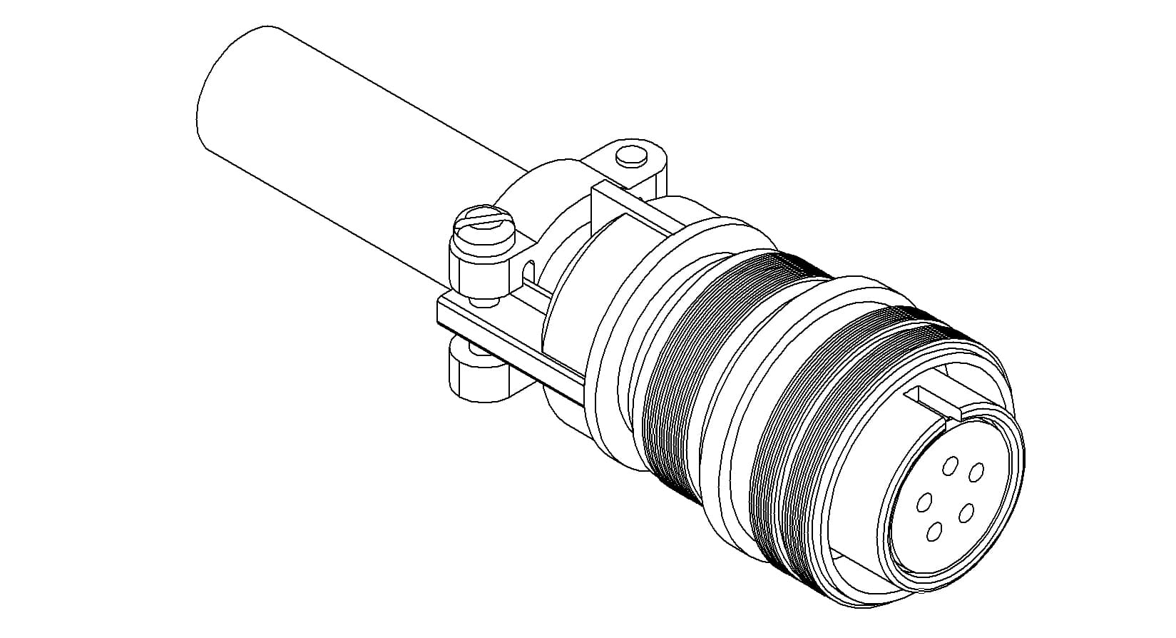 MS CIRCULAR CONNECTOR, 700V, 23A, 5 PIN 제품 이미지