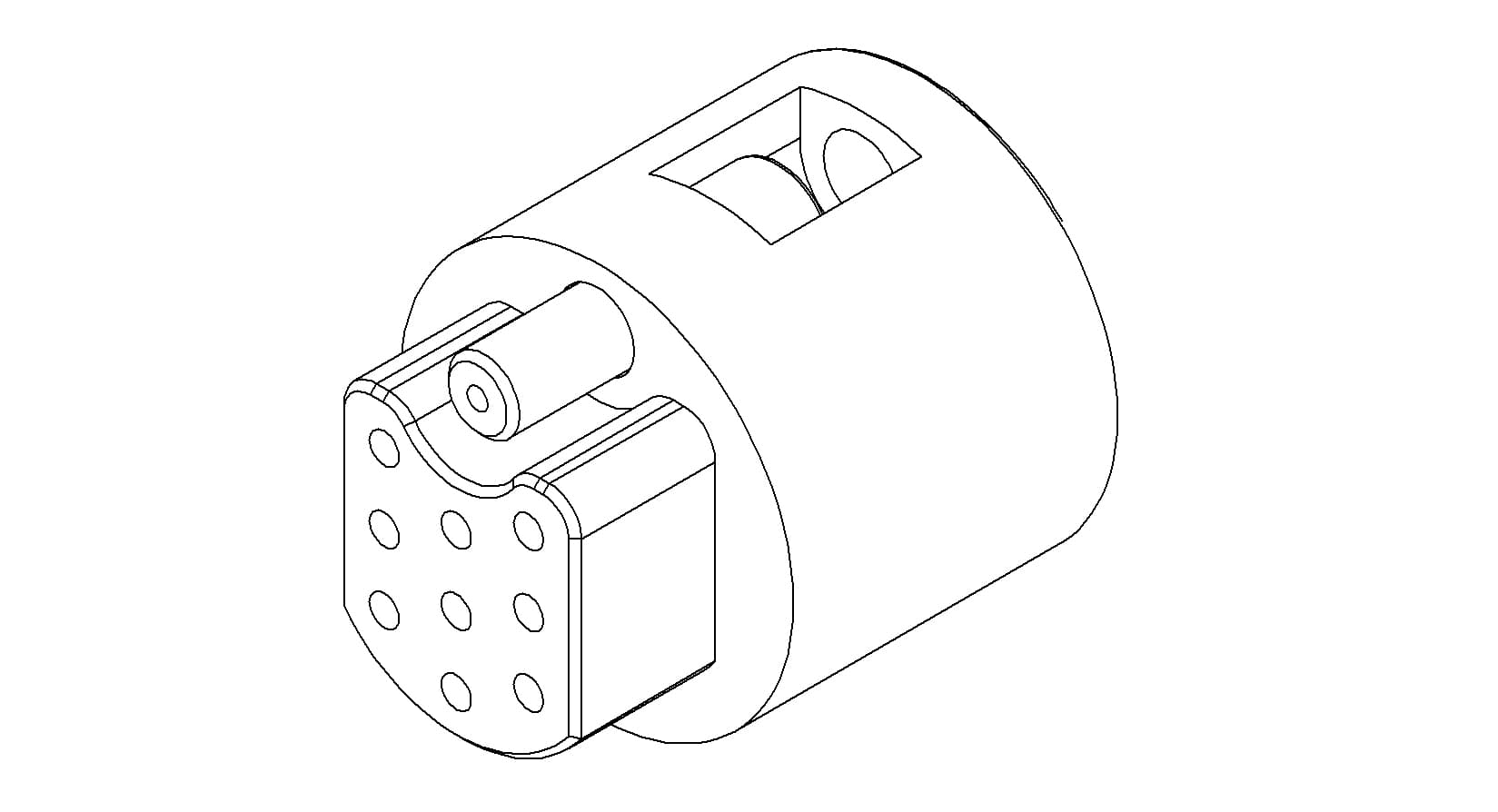 CONNECTOR, TYPE-C, AIR-SIDE, DERLIN, 9 PIN, FEMALE