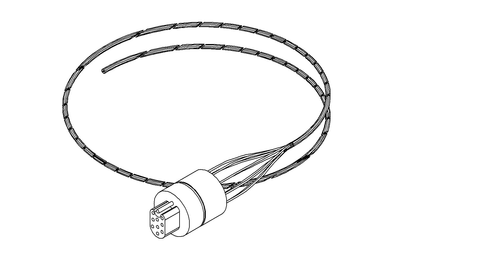 CONNECTOR-CABLE, TYPE-C, IN-VACUUM, 9 PIN, FEMALE, 39"