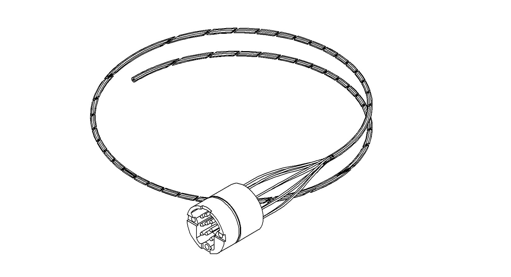CONNECTOR-CABLE, TYPE-C, IN-VACUUM, 9 PIN, MALE, 39"