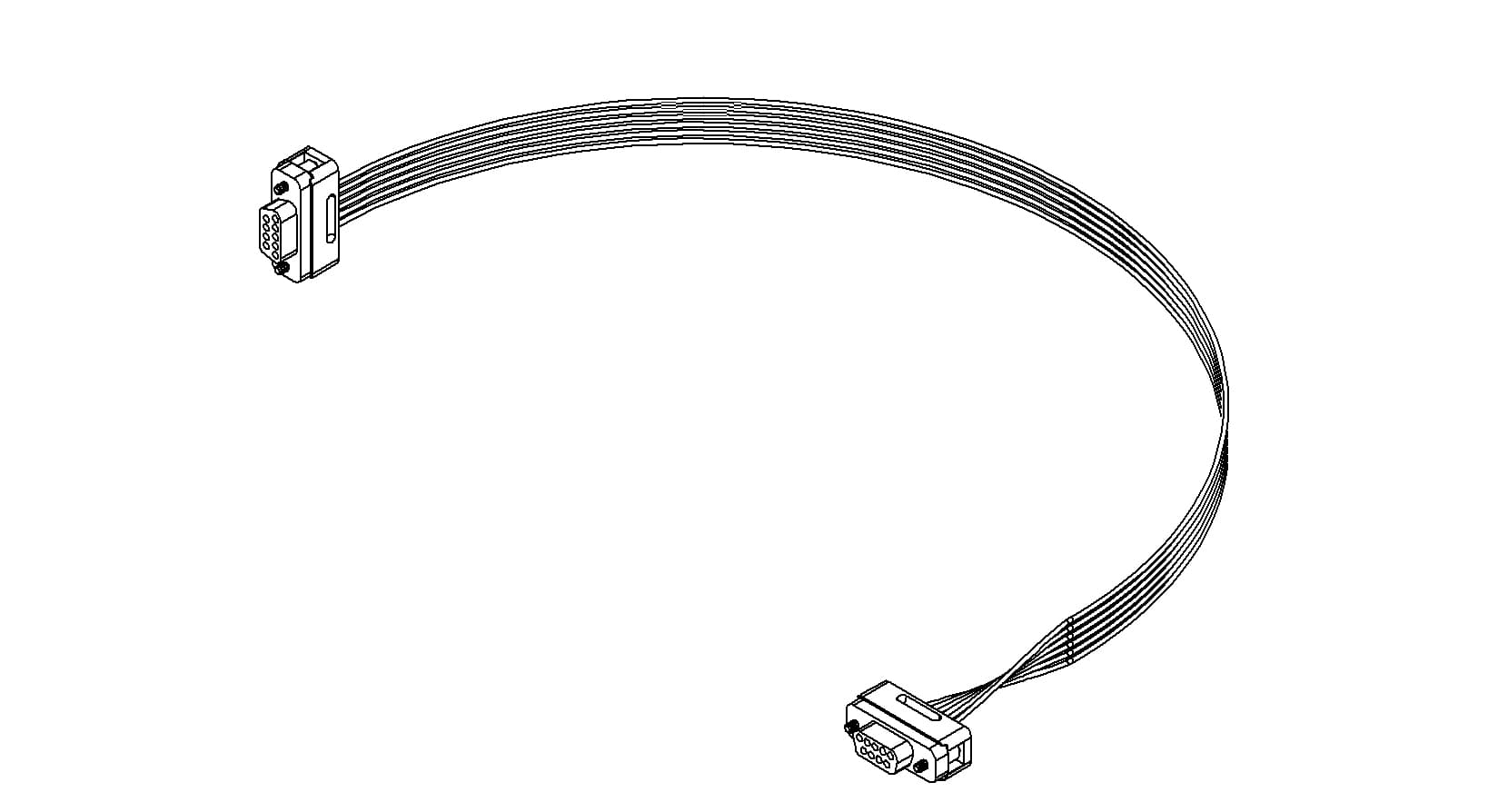 CONNECTOR-CONNECTOR, TYPE-D, IN-VACUUM, 9 PIN, FEMALE, 19"