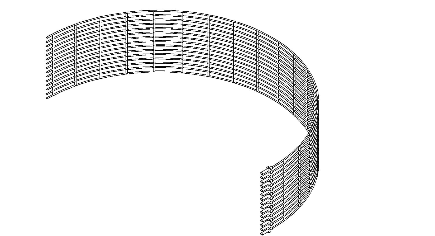 CONTACT-CABLE, TYPE-D, IN-VACUUM, 15 PIN, FEMALE, 19" 제품 이미지