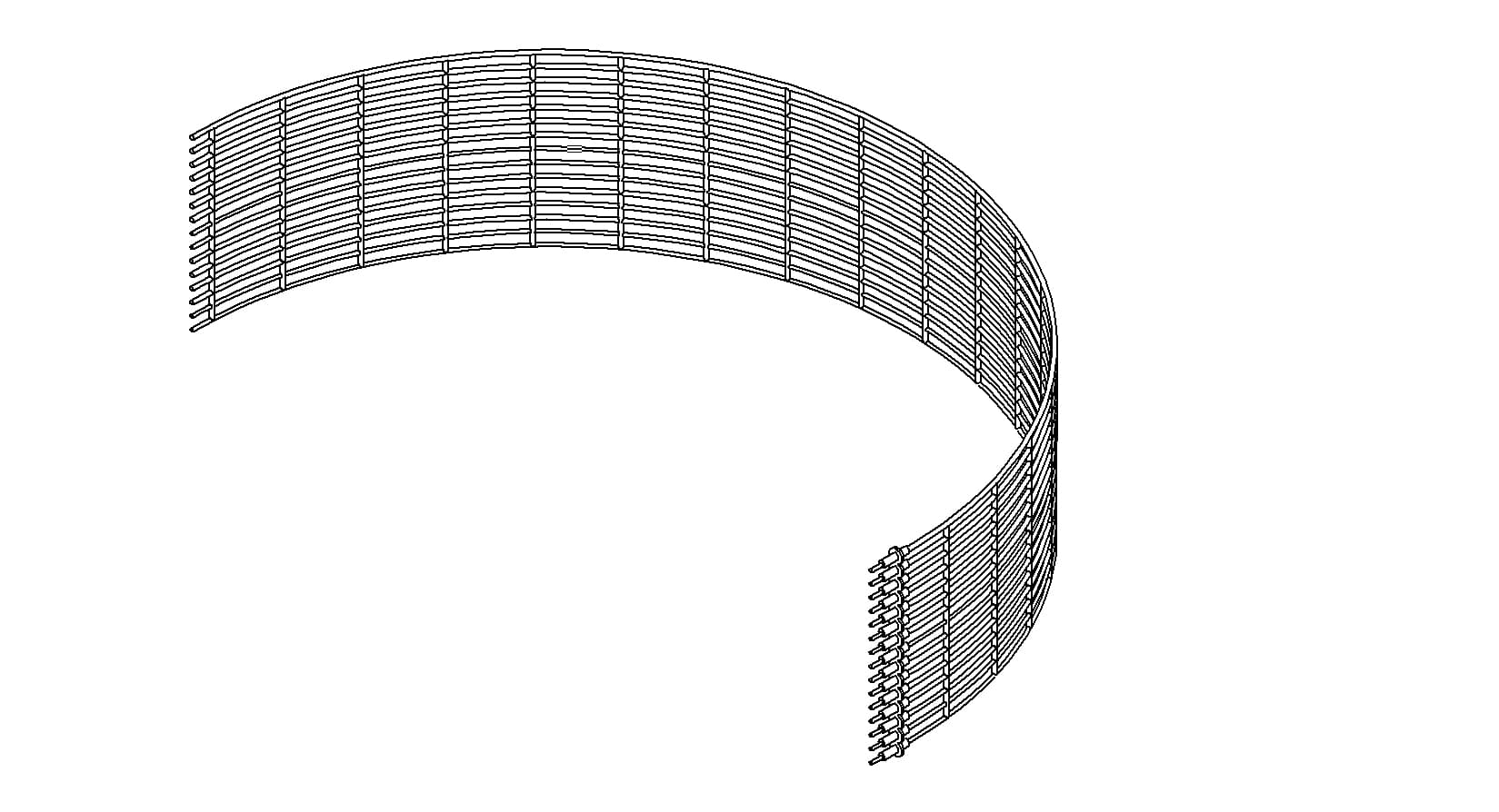 CONTACT-CABLE, TYPE-D, IN-VACUUM, 15 PIN, MALE, 19" 제품 이미지