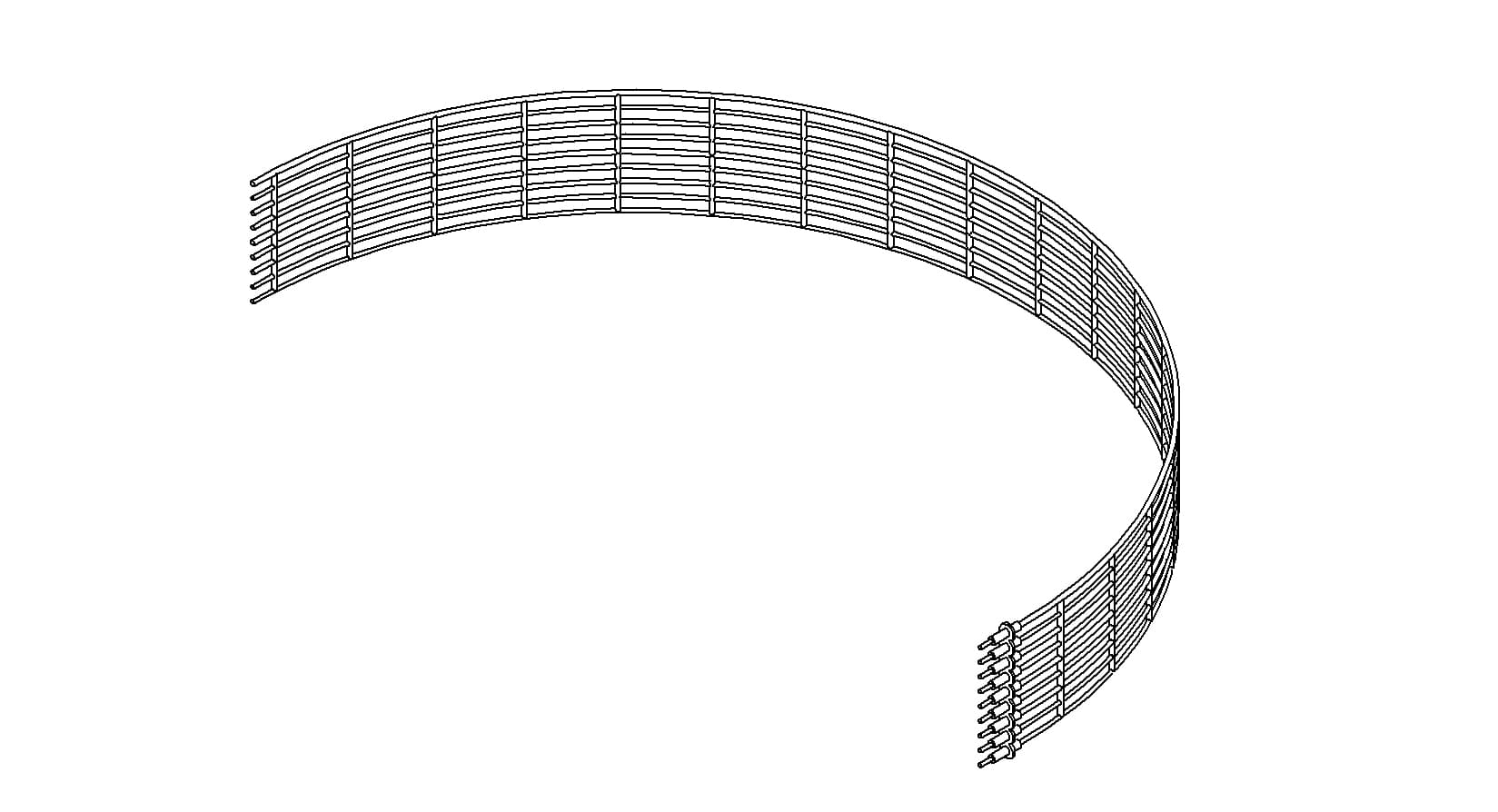 CONTACT-CABLE, TYPE-D, IN-VACUUM, 9 PIN, MALE, 19"