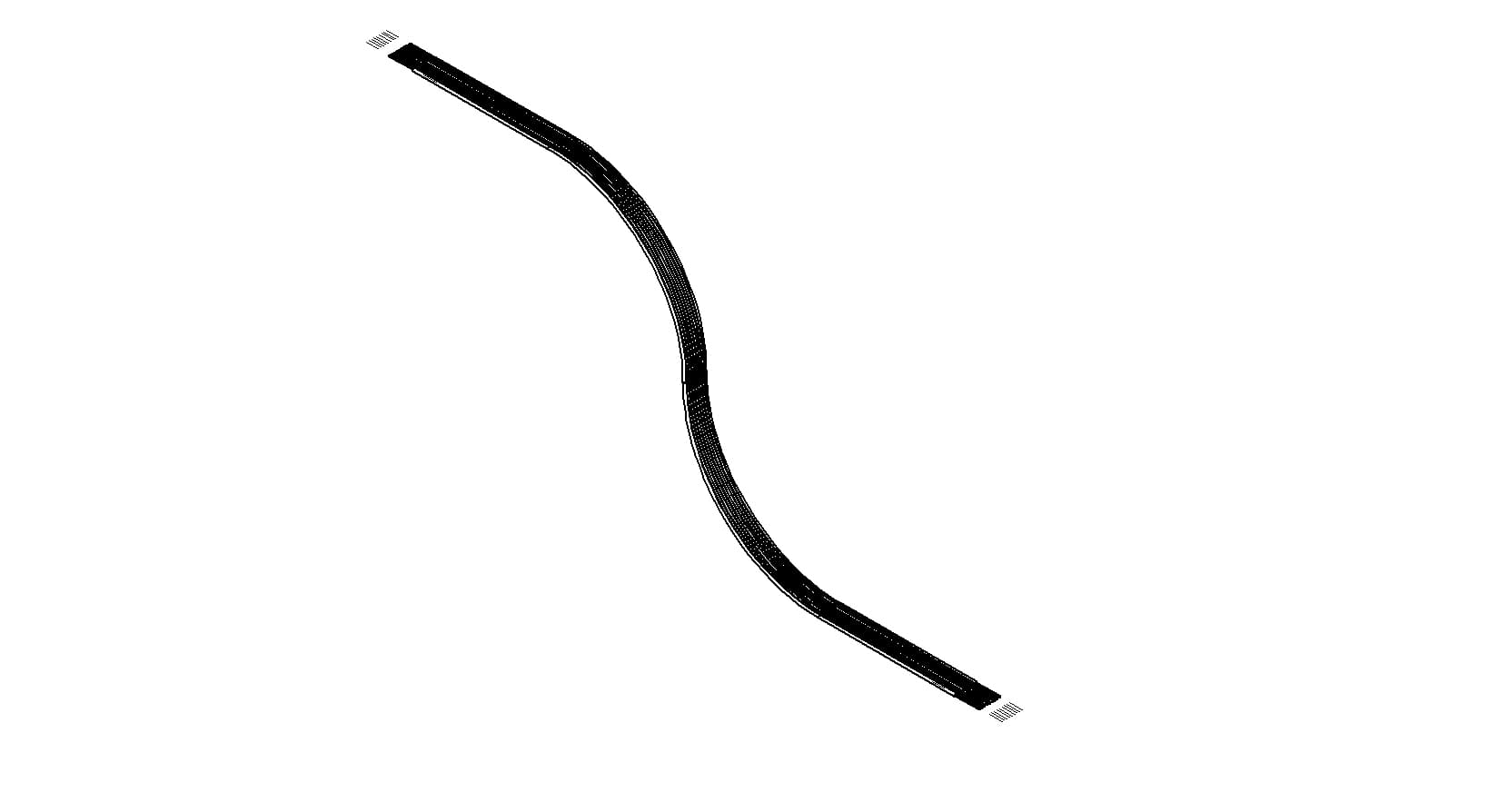 RIBBON CABLE, TYPE-D, IN-VACUUM, 9 WIRE, 96"