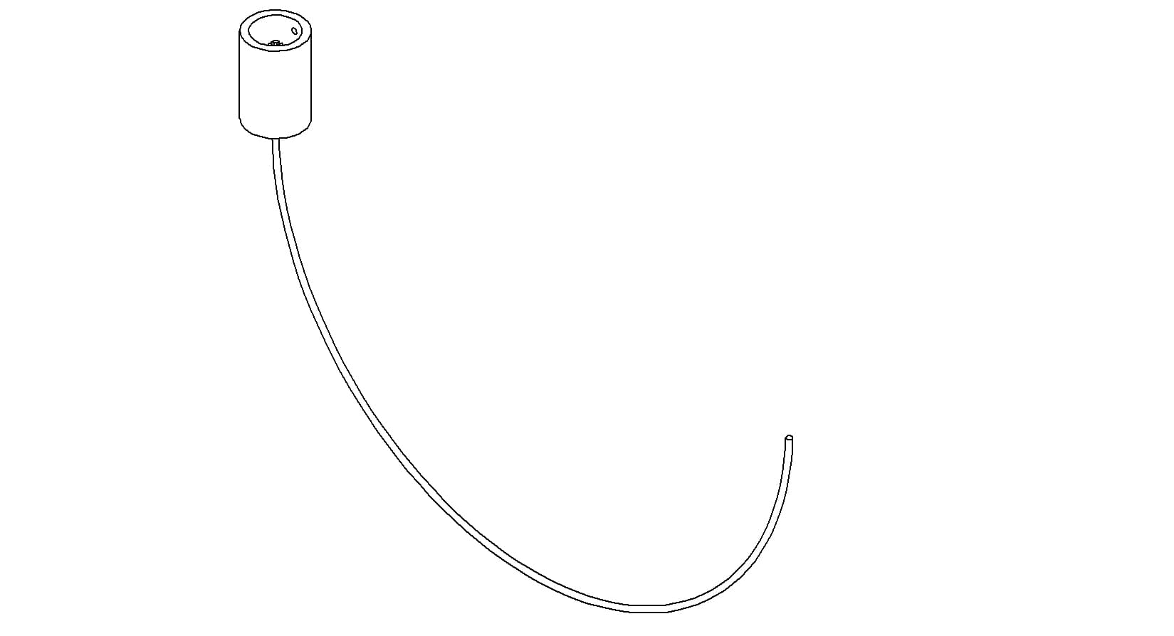 COAXIAL CONNECTOR-CABLE, FLOATING SHIELD MHV, 39"