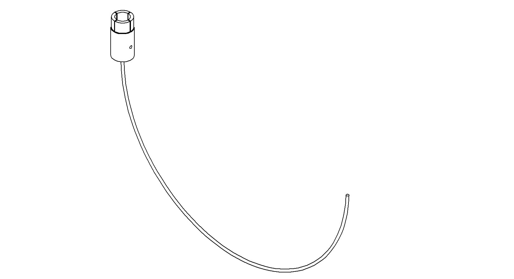 COAXIAL CONNECTOR-CABLE, GROUNDED SHIELD BNC, 19"