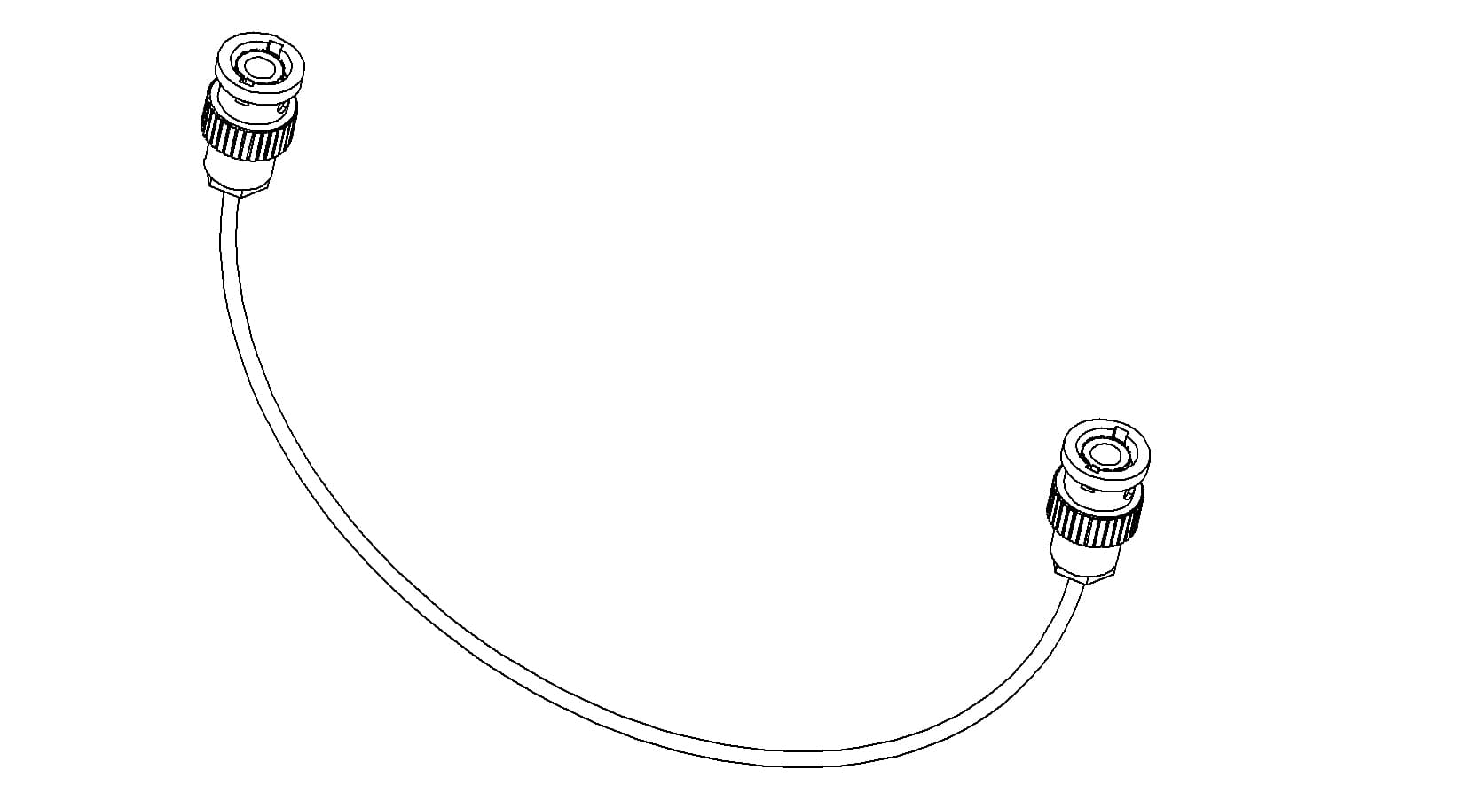 COAXIAL CONNECTOR-CONNECTOR, BNC - BNC MALE, 39" 제품 이미지