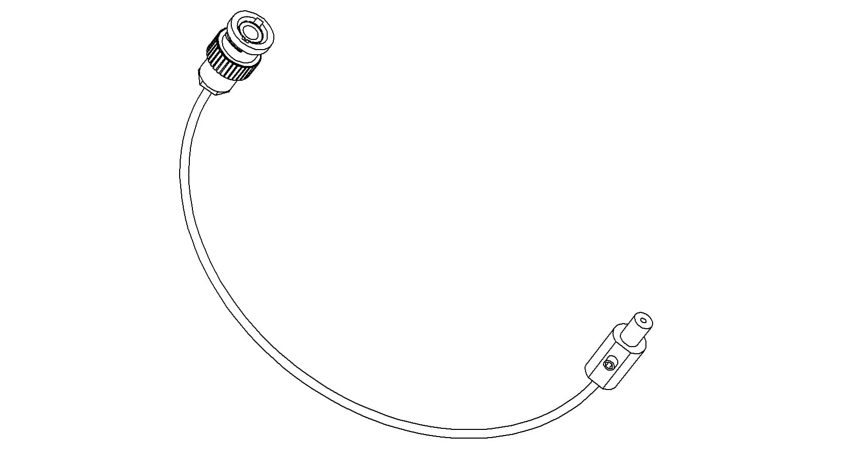 COAXIAL CONNECTOR-CONNECTOR, BNC - FEMALE CONTACT, 19"