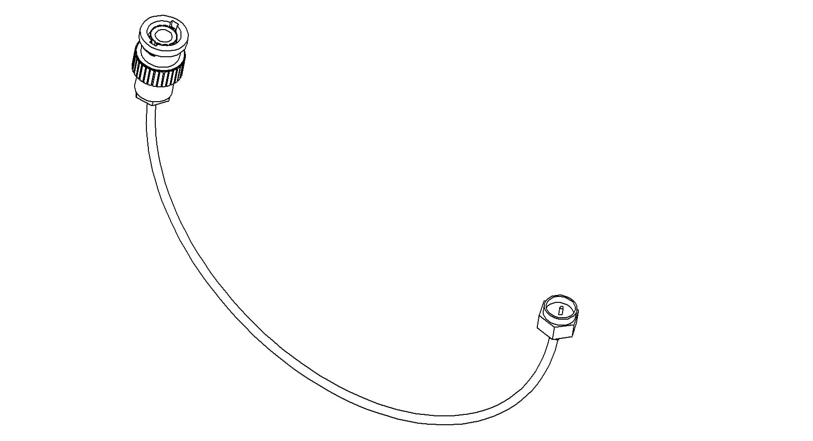 COAXIAL CONNECTOR-CONNECTOR, BNC - SMA MALE, 19" 제품 이미지