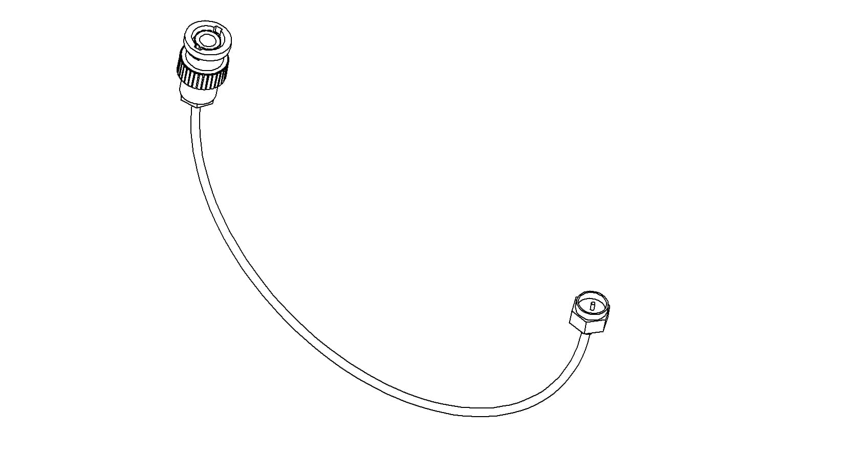 COAXIAL CONNECTOR-CONNECTOR, BNC - SMA MALE, 39" 제품 이미지