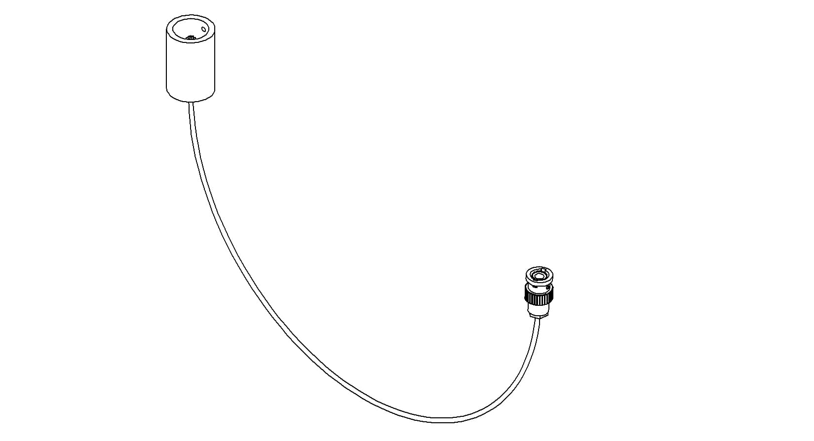 COAXIAL CONNECTOR-CONNECTOR, FLOATING SHIELD BNC - BNC MALE, 19"