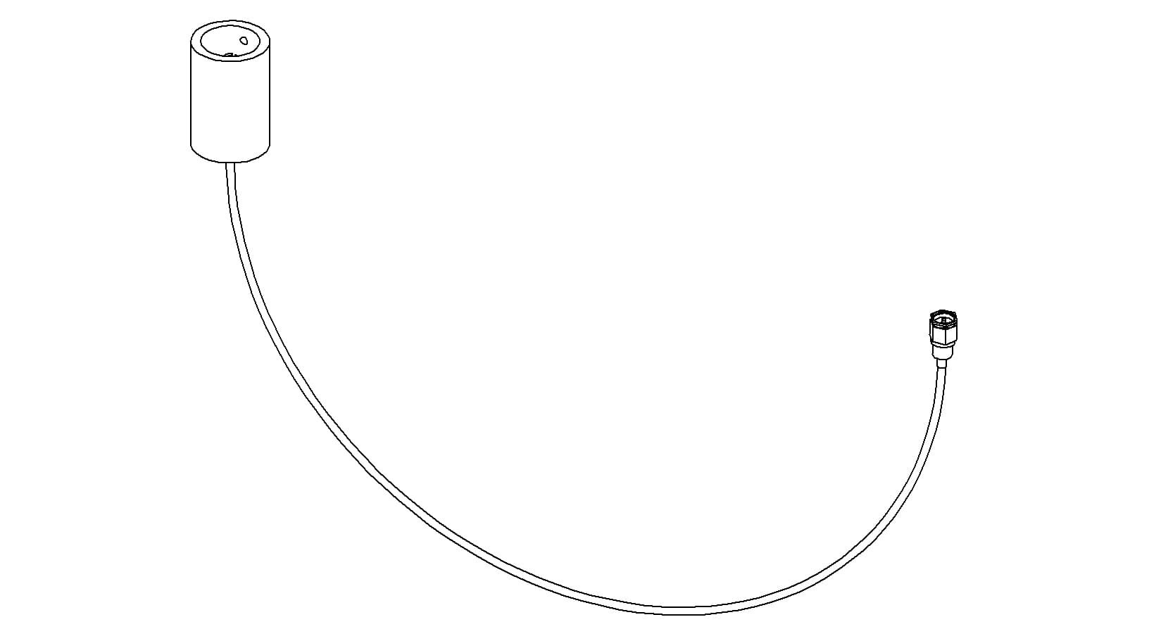 COAXIAL CONNECTOR-CONNECTOR, FLOATING SHIELD SMA - SMA MALE, 19"