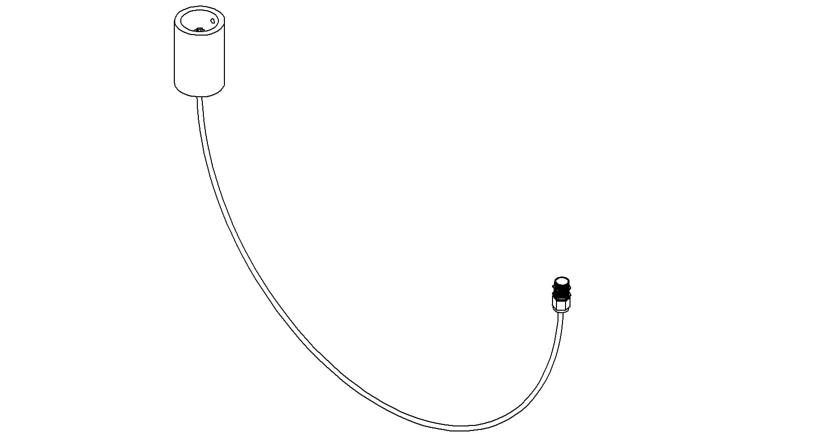 COAXIAL CONNECTOR-CONNECTOR, FLOATING SHIELD SMA- SMA FEMALE, 39"