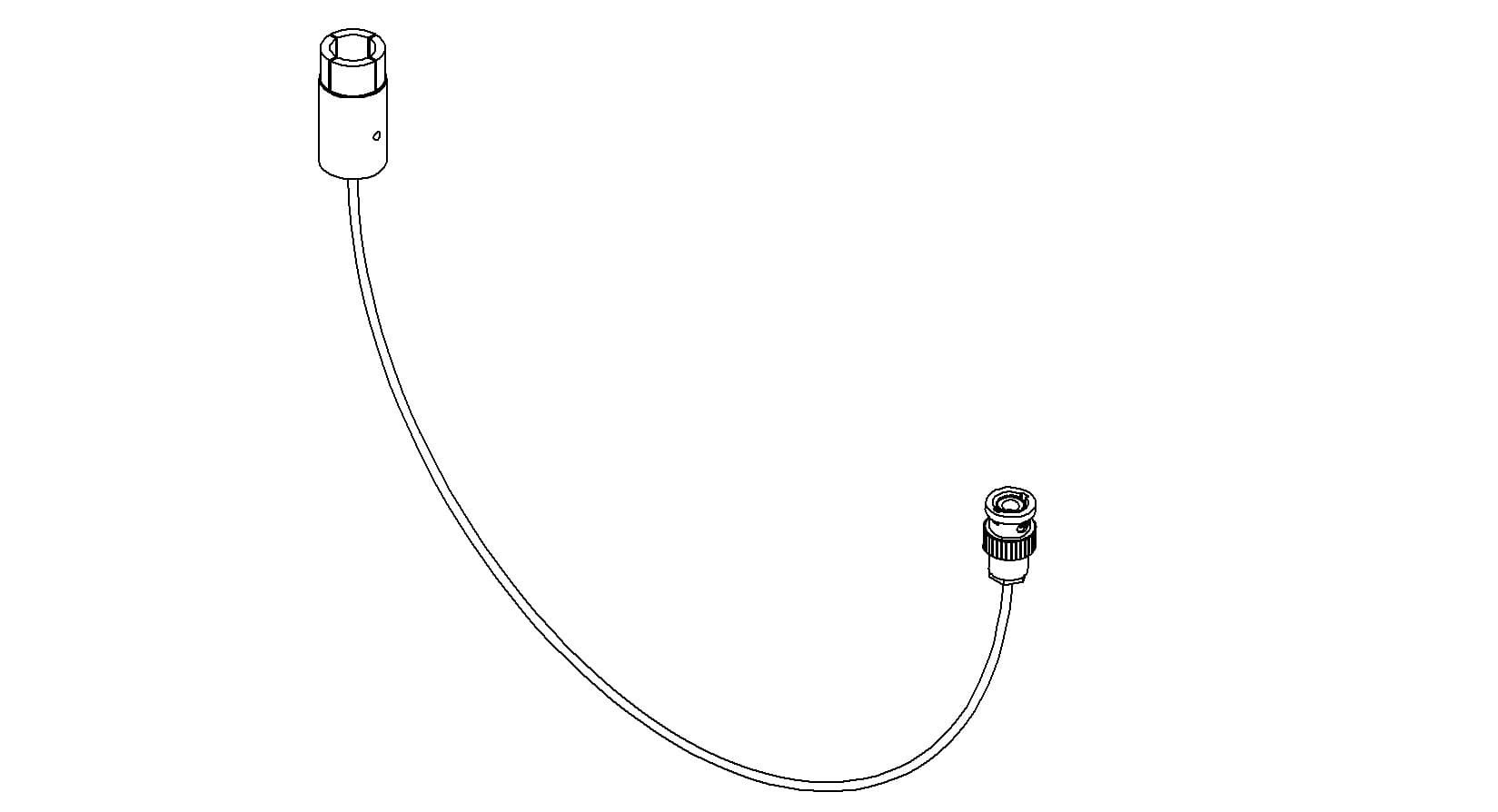 COAXIAL CONNECTOR-CONNECTOR, GROUNDED SHIELD BNC - BNC MALE, 19" 제품 이미지