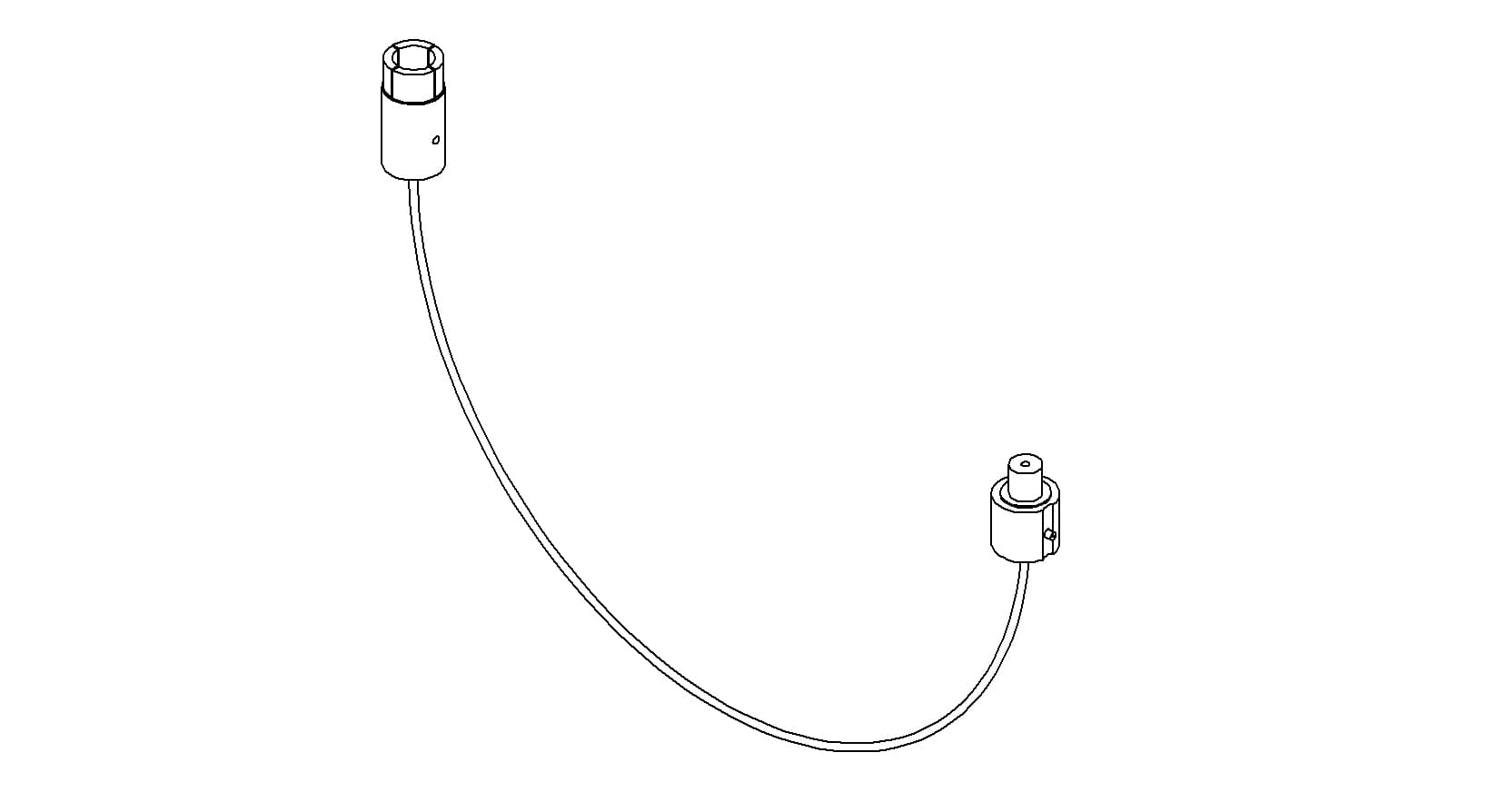 COAXIAL CONNECTOR-CONNECTOR, GROUNDED SHIELD BNC - FEMALE CONTACT, 39"