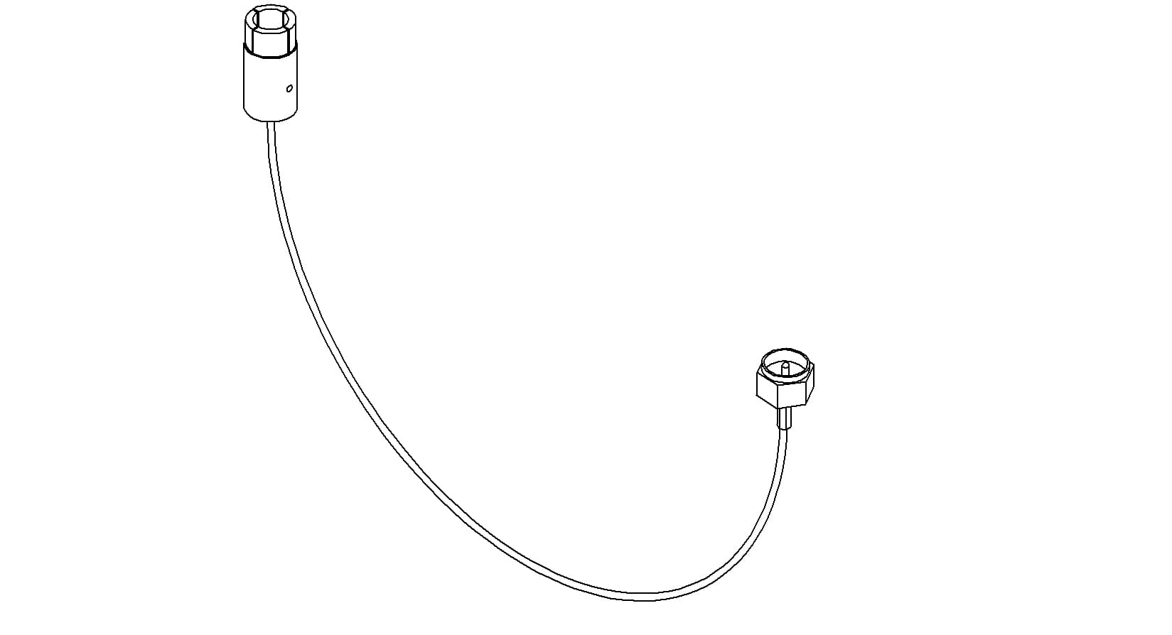 COAXIAL CONNECTOR-CONNECTOR, GROUNDED SHIELD BNC - SMA MALE, 19"