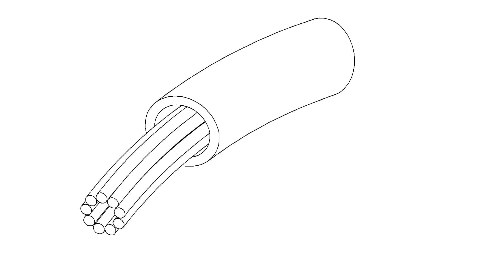 KAPTON WIRE, HIGH VOLTAGE, 10KV, 3A, 26AWG, STRANDED, 15' 제품 이미지