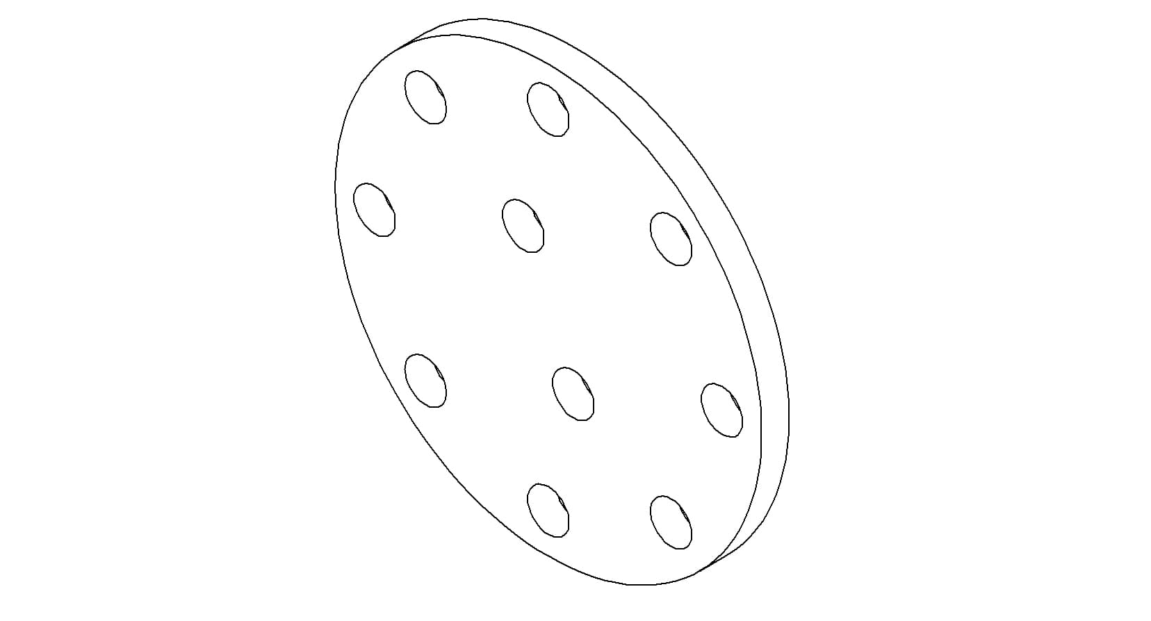 CERAMIC SPACER, ALUMINA, 10 PIN