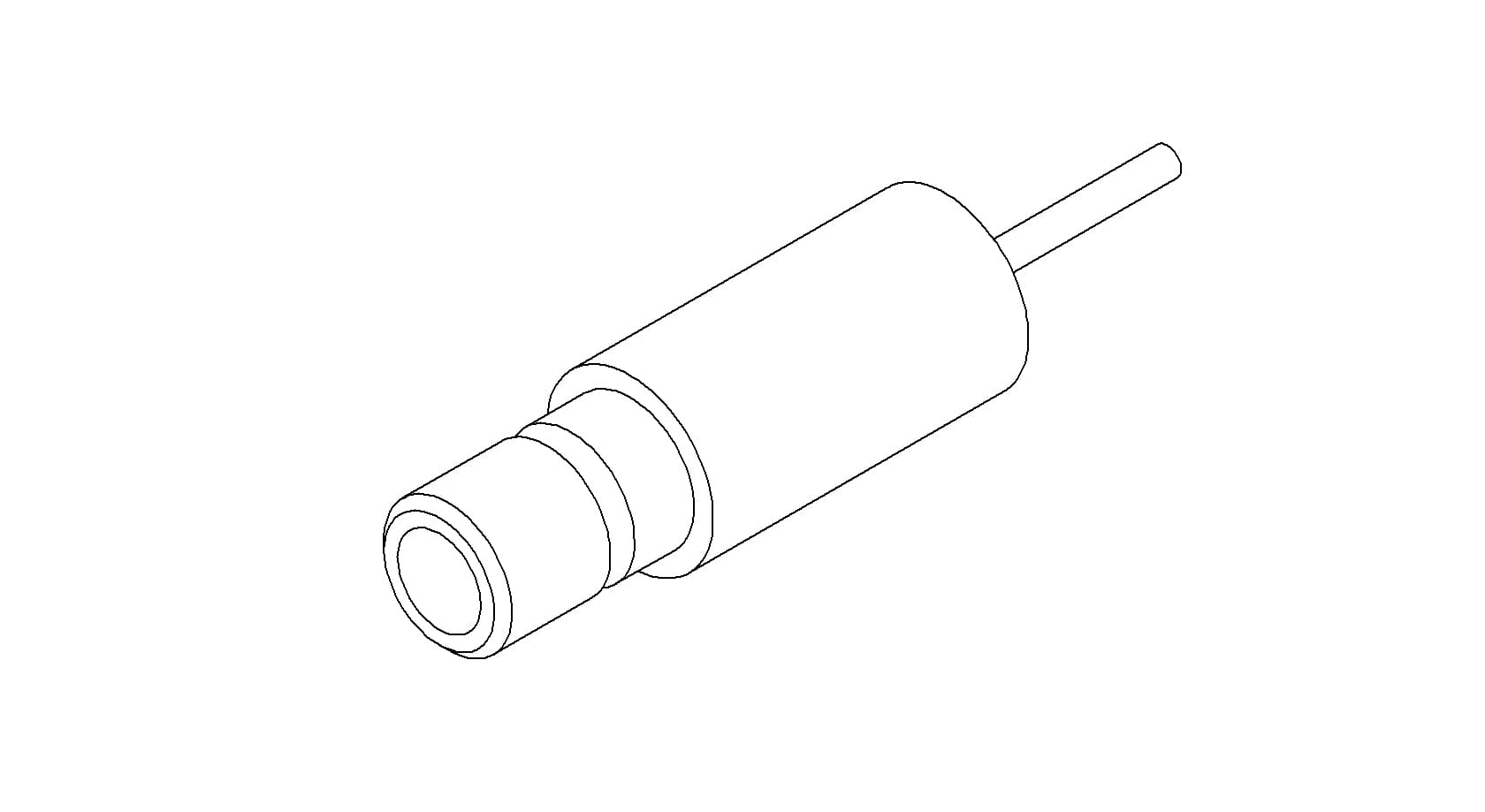 COAXIAL, SMB, 1 PIN, GROUNDED SHIELD, WELD 대표 이미지