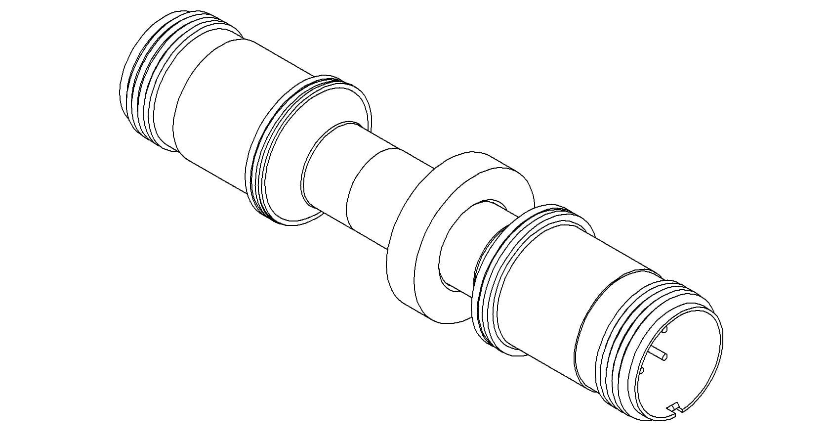 THERMOCOUPLE, TYPE K, 2 PAIR, MS CONNECTOR, DOUBLE ENDED, WELD