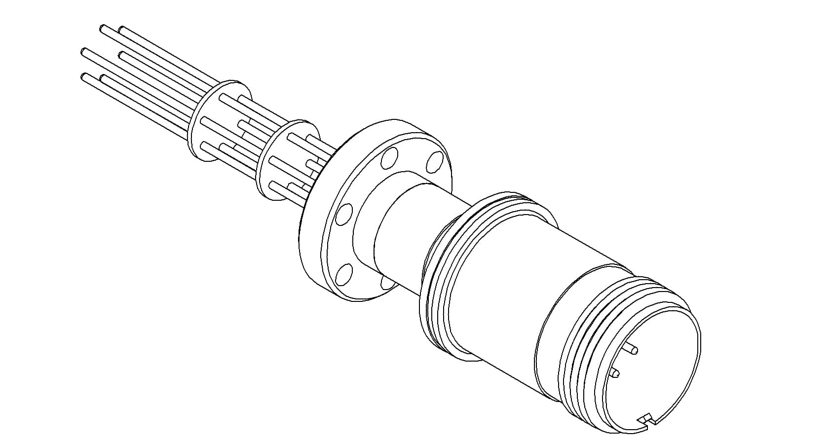 THERMOCOUPLE, TYPE K, 3 PAIR, MS CONNECTOR, 133CF