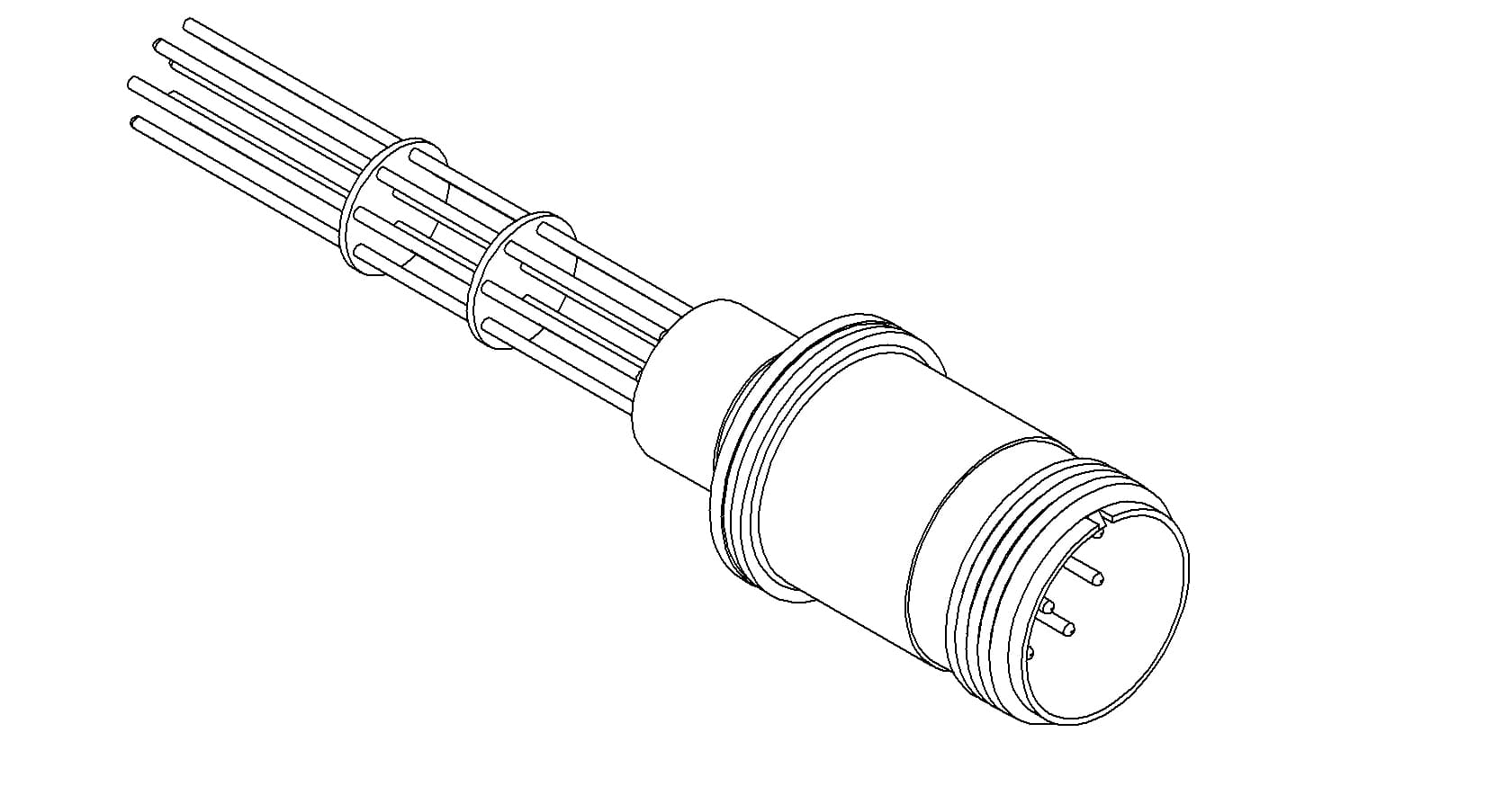 THERMOCOUPLE, TYPE K, 5 PAIR, MS CONNECTOR, WELD