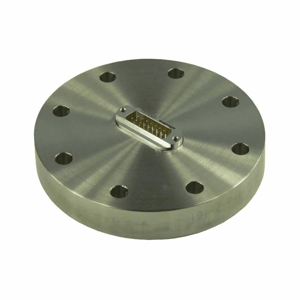 DN63CF FLANGE, SUB-D 15-WAY FEEDTHROUGH, UHV, HIGH CURRENT, 10A 제품 이미지