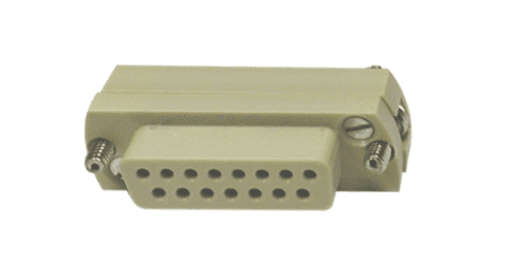 SUB-D 15-WAY UHV PEEK SOCKET 제품 이미지