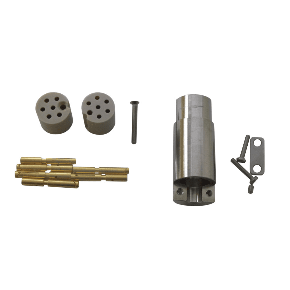 CM STANDARD CONNECTOR, 6 PIN, FEMALE, PEEK, UHV, HOUSING; PINS; STRAIN RELIEF 제품 이미지