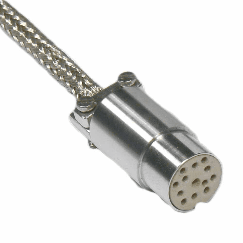 CM STANDARD CONNECTOR, 12 PIN, FEMALE, PEEK, UHV, HOUSING; PINS; STRAIN RELIEF