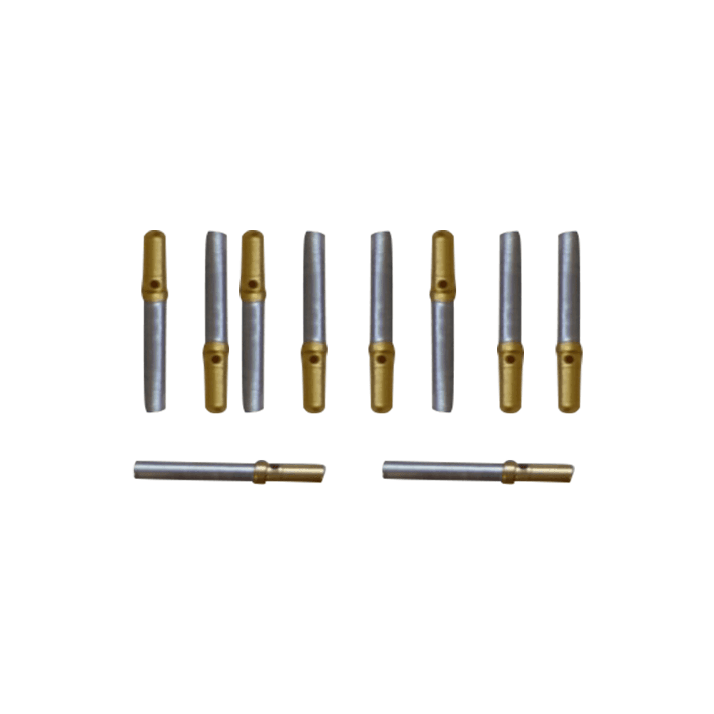 CRIMP PINS FOR SUB-D SOCKETS & SMALL WIRES ⌀ 0.08-0.5mm, FEMALE, PACK OF 10