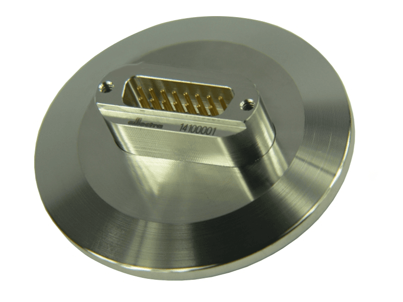 DN50KF FLANGE, SUB-D 15-WAY FEEDTHROUGH