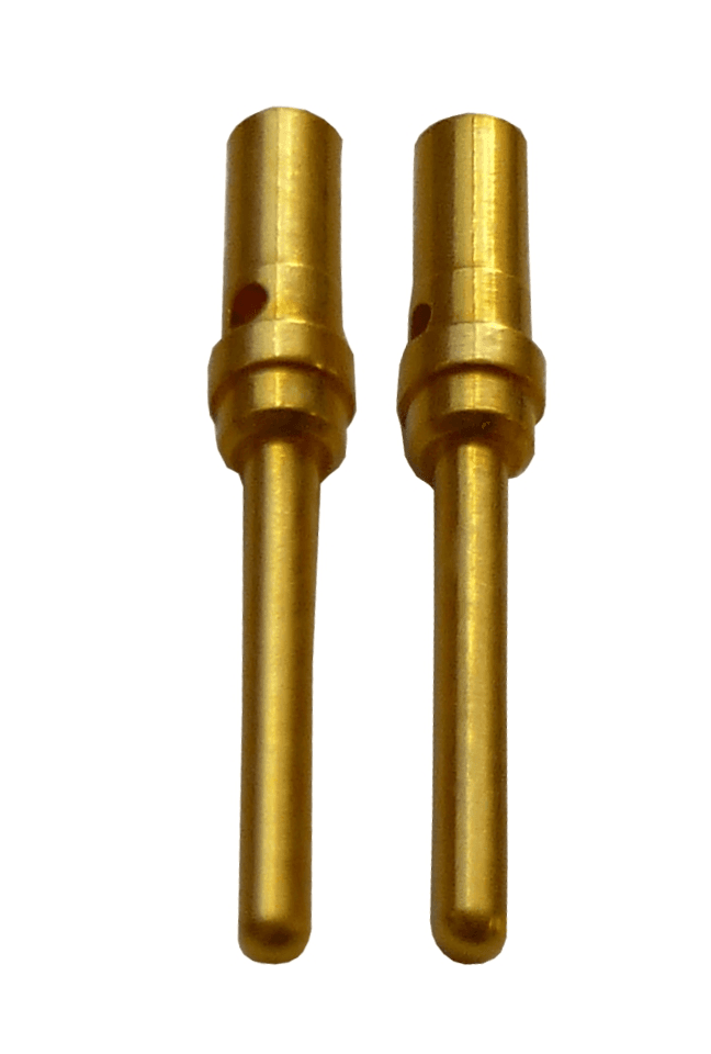 CRIMP PINS FOR SUB-D PLUGS, HV/UHV, MALE, SMALL TYPE, PACK OF 15