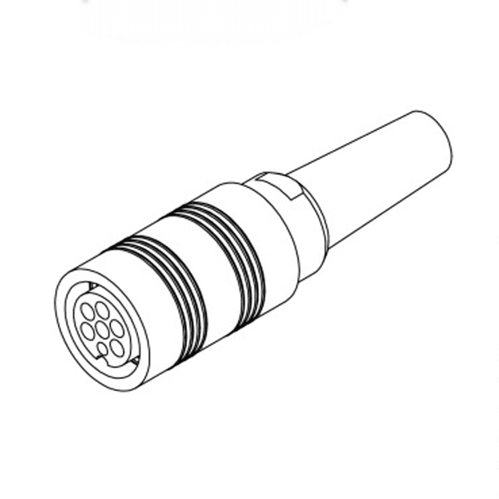 CM STRAIGHT CONNECTOR, 6 PIN, AIR SIDE 제품 이미지